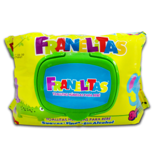 Franelitas toallas húmedas