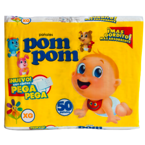 Pañales pompom extra grande