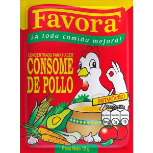 Consome de pollo