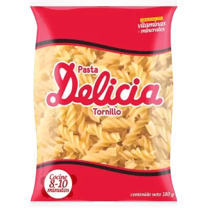 Pasta delicia tornillo