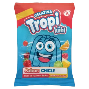 gelatina tropi-kuhl sabor chicle
