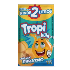 refresco tropi-kuhl sabor durazno