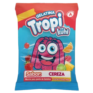 gelatina tropi-kuhl sabor cereza