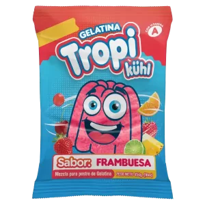 gelatina tropi-kuhl sabor frambuesa