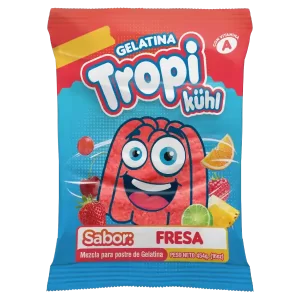 gelatina tropi-kuhl sabor fresa