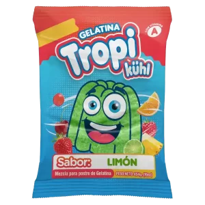 gelatina tropi-kuhl sabor limon