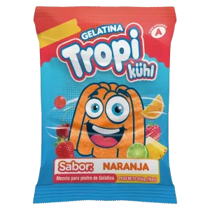 gelatina tropi-kuhl sabor naranja
