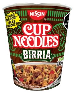 Sopa Nissin Cup Noodles Sabor Birria